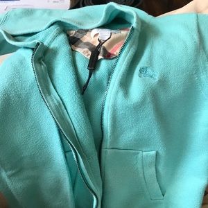 Three Piece BURBERRY Shorts, Shirt and Hoodie.